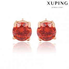 Позолоченные серьги XP 23352 - терракотовый