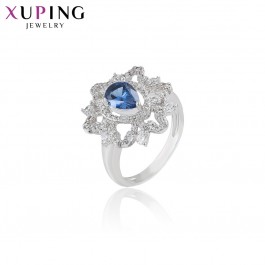 Кольцо Xuping 16575-синий фианит