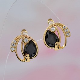 Изящные серьги оптом ХР 10-2120-черный