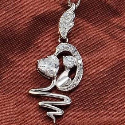 Особый кулон с фианитами Xuping 30408 фото | Brulik