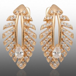 Позолочені сережки  Xuping 24711 фото | Brulik