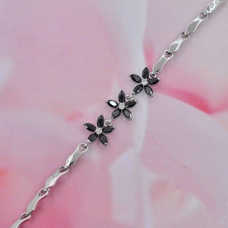 Браслет с фианитами оптом 10-7428 фото | Brulik