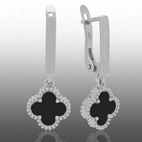 Сережки  у стилі Ван Кліф Fallon 42236005 фото | Brulik