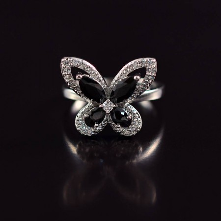 Кольцо с фианитами оптом 1059 фото | Brulik