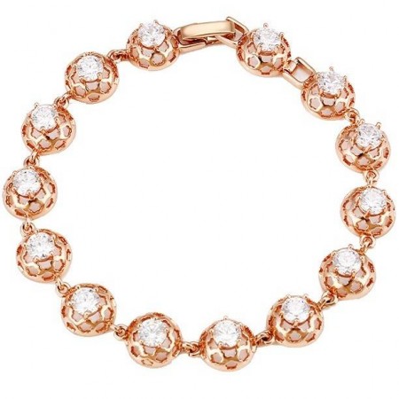 Восхитительный браслет 73252-белый фото | Brulik