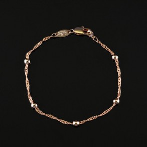 Позолочений браслет Fallon 84100045-17 фото | Brulik