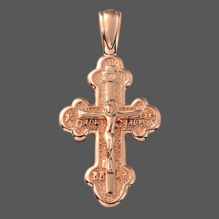 Позолоченный крест Fallon 86100333 фото | Brulik