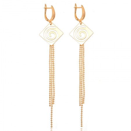 Позолоченные серьги  XP 21061 фото | Brulik