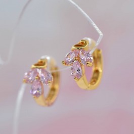 Красивые серьги оптом 10-2045-розовый