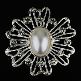 Очаровательная брошь с жемчужиной 6396