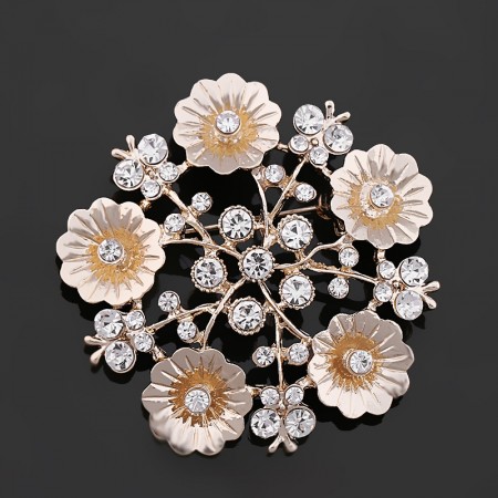 Брошь с фианитами 7220 фото | Brulik