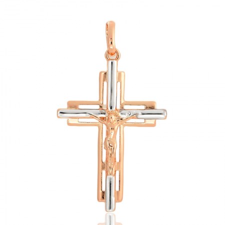 Позолоченный крест Fallon 96100355 фото | Brulik