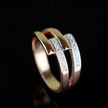 Позолоченное кольцо Fallon 93200694 фото | Brulik