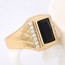Представительное кольцо 18K 13495-черный фото | Brulik