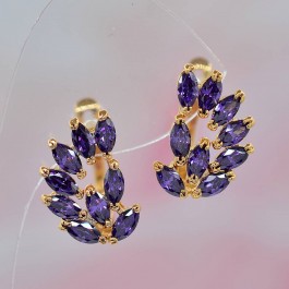 Волшебные серьги ХР 10-2115-фиолетовый