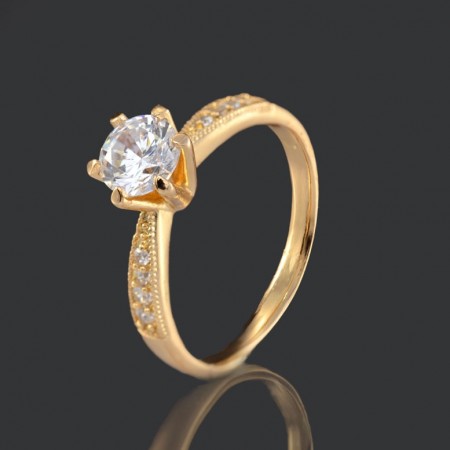 Позолоченное кольцо XP 1285 фото | Brulik