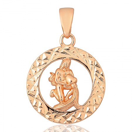 Позолоченный кулон Fallon 86100084-водолей фото | Brulik