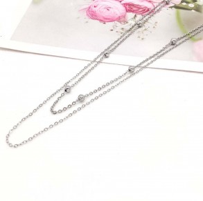 Ланцюжок сталевий 2 в 1 Xuping  40200 фото | Brulik