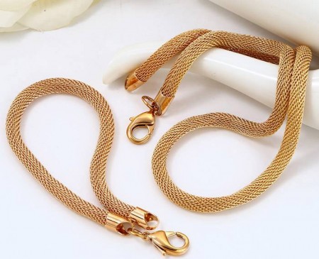 Комплект из цепочки и браслета 62988 фото | Brulik