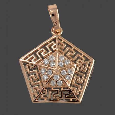 Позолоченный кулон Xuping 3741 фото | Brulik