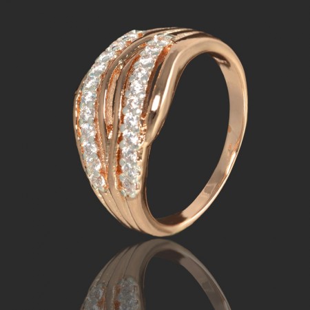 Позолоченное кольцо Fallon 9325731 фото | Brulik