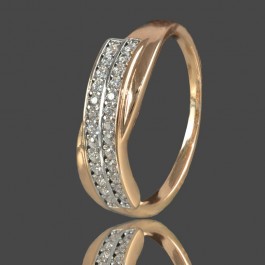 Кольцо позолоченное XP 1396