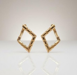 Позолочені сережки Xuping 24343 фото | Brulik