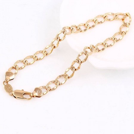 Классный позолоченный браслет 74223 фото | Brulik