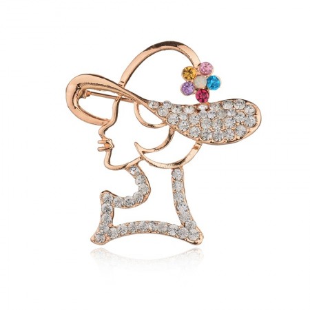 Брошь "Шляпа" 8501 фото | Brulik