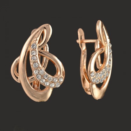 Позолоченные серьги Fallon 8225570 фото | Brulik