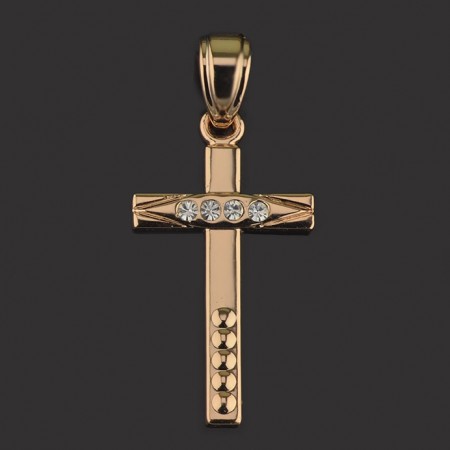 Позолоченный крест Fallon 86200326 фото | Brulik