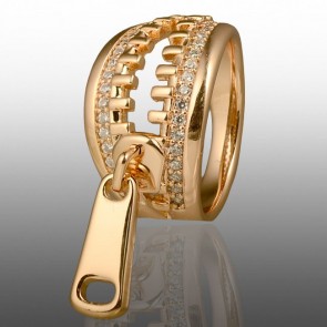 Позолочена каблучка  Xuping 10941 фото | Brulik