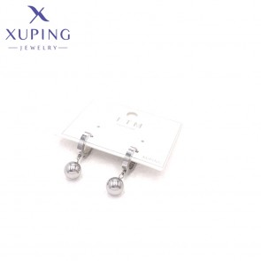 Сталеві сережки  Xuping 23409 фото | Brulik