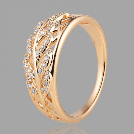 Позолоченное кольцо  Xuping 10688 фото | Brulik