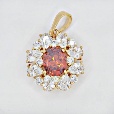 Элегантный кулон  31216-красный фото | Brulik