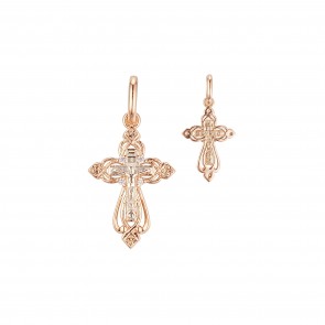 Позолочений хрестик Fallon 96201093 фото | Brulik