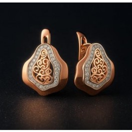 Позолочені сережки Fallon 92202163