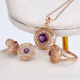 Очаровательный комплект 62412-фиолетовый