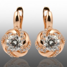 Позолочені сережки Xuping 24649