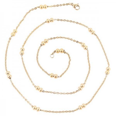 Необыкновенная цепочка в позолоте 42861 фото | Brulik