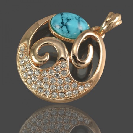 Позолоченный кулон Fallon 8620156 фото | Brulik