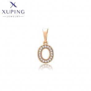 Позолочений кулон літера "О" Xuping X000815374 фото | Brulik