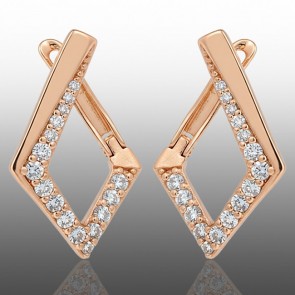 Позолочені сережки Xuping 24352 фото | Brulik