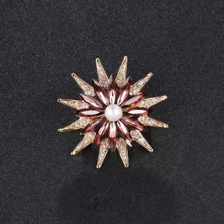 Брошь позолоченная  8654 фото | Brulik