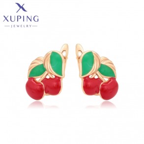 Позолочені сережки Xuping X001140190 фото | Brulik