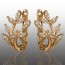 Позолочені сережки  Xuping 24057 фото | Brulik