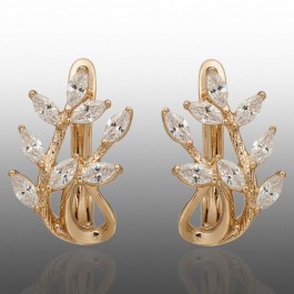 Позолочені сережки  Xuping 24057