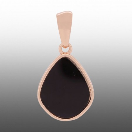 Позолочений кулон  Fallon 86233002-чорний фото | Brulik