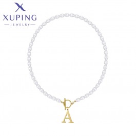 Позолоченное колье с жемчугом Xuping A00647232