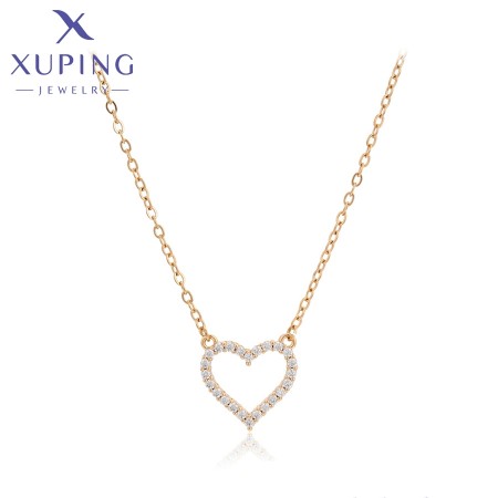 Позолочений ланцюжок з кулоном Xuping X001008470 фото | Brulik